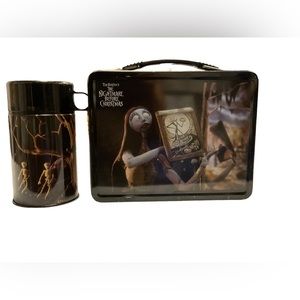 NECA Disney The Nightmare Before Christmas Lunchbox Tin Thermos Goth Vintage